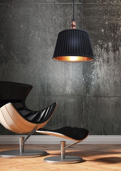 Amore zwis 1x60W E27 stożek czarny zdjęcie 3