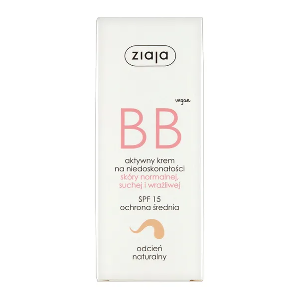 Ziaja BB aktywny krem na niedoskonałości naturalny zdjęcie 2