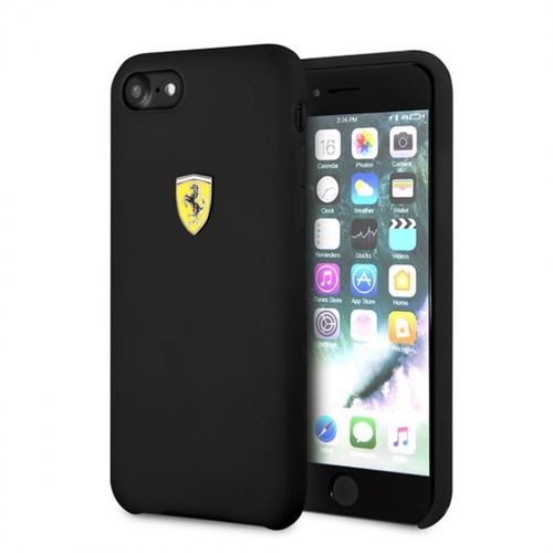Ferrari Silicone Hard Case - Etui iPhone 8 / 7 (czarny) na Arena.pl