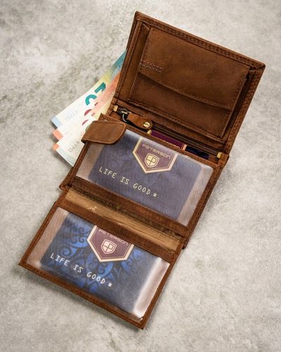 Peterson pionowy portfel męski skóra naturalna na Arena.pl