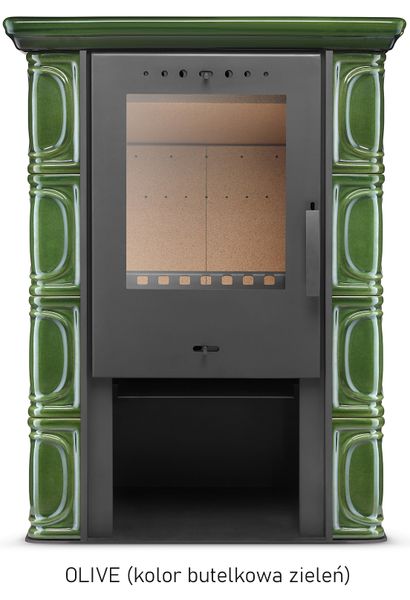 PIEC KAFLOWY kominek koza stalowy wkład ELDUR BROWN zdjęcie 14