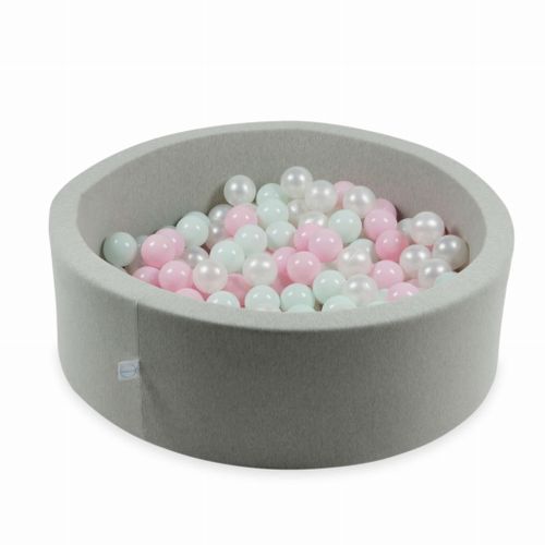 Kulki do zabawy ø7cm 100szt perłowe, jasnomiętowe, jasnoróżowe na Arena.pl