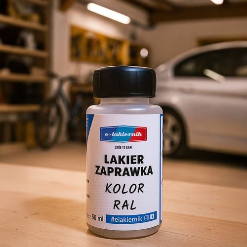 lakier zaprawkowy zaprawka samochodowy ral 7037 zakurzony szary połysk 50ml na Arena.pl