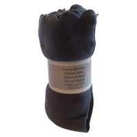 Koc Polarowy 130x170 Narzuta Miękki Ciemnoszary