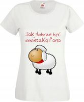 koszulki dobrze być owieczką Pana Bóg WIERZĄCA