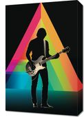 Obraz 40x60cm Pryzmat przez Gitarę