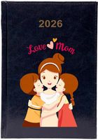 Kalendarz A5 2026 tygodniowy KSIĄŻKOWY TERMINARZ Z NADRUKIEM DLA MAMY