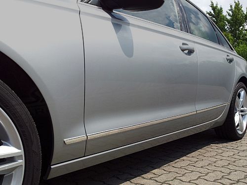 Audi A6 C7 - Listwy CHROM Boczne Bok Drzwi Tuning na Arena.pl