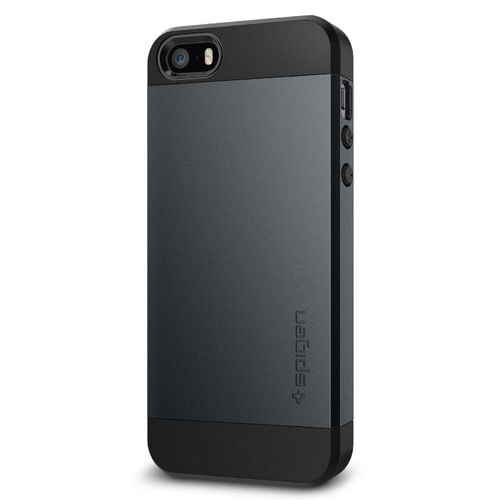 Spigen Slim Armor do iPhone 5S/ iPhone SE metal slate na Arena.pl