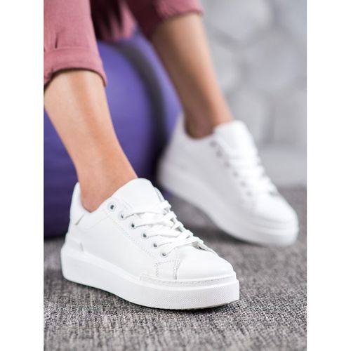 Białe Sneakersy Na Platformie r.36 na Arena.pl