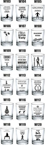 Szklanka WHISKY prezent na święta mikołajki grawer na Arena.pl