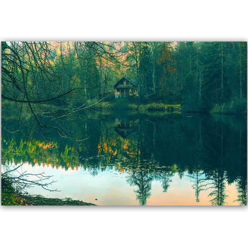 Deco Panel, Dom nad jeziorem 3 90x60 na Arena.pl