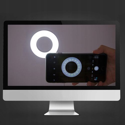 LAMPKA LED RING BIURKOWA KOSMETYCZNA KLIPSEM KLIPS na Arena.pl