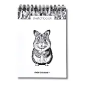 Szkicownik A6/60K Na Spirali - Chomik