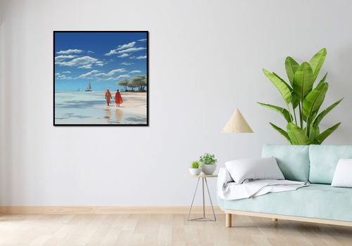 Plakat 90x90cm Spokój w Piaskach na Arena.pl