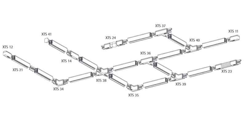 3-obwodowy szynoprzewód 2m 8104 Shilo wpuszczany biały zdjęcie 2