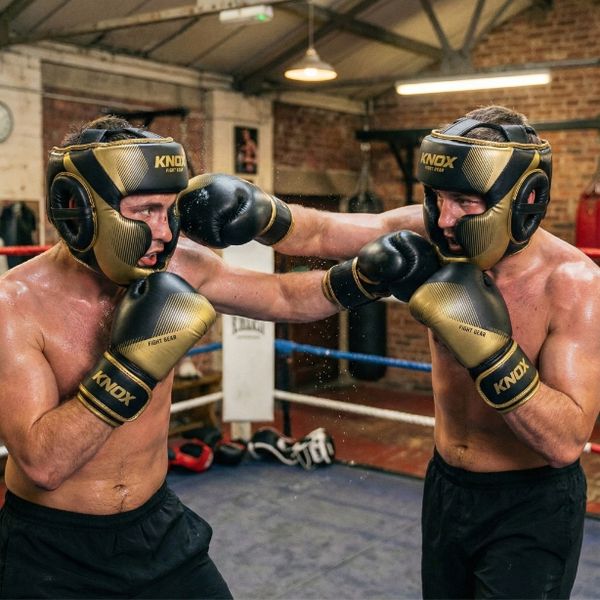 Kask Bokserski KNOX - treningowy sparingowy - BOKS KICKBOXING MUAY zdjęcie 7