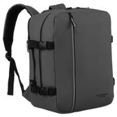 PETERSON plecak podróżny wodoodporny praktyczny i pojemny V664 c.szary