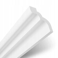 LISTWA SUFITOWA PRZYSUFITOWA SZTUKATERIA TWARDA BIAŁA dł. 2m