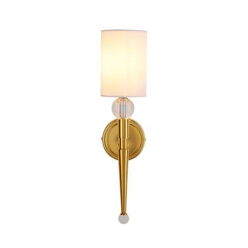 Lampa ścienna DAMA złota 52 cm na Arena.pl
