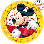 Opłatek na tort Myszka Mickey
