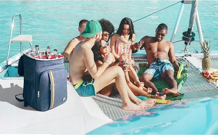 DUŻA POJEMNOŚĆ 18L IZOLACJA PIKNIK PLECAK TORBA DO PRZECHOWYWANIA ŻYWNOŚCI zdjęcie 5