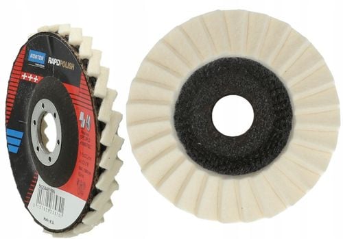 NORTON RAPID KRĄŻEK DO POLERKI FILC 115MM na Arena.pl