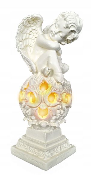 SOLARNY ANIOŁ LED ANIOŁEK 26CM SOLARNA OGRODU zdjęcie 1