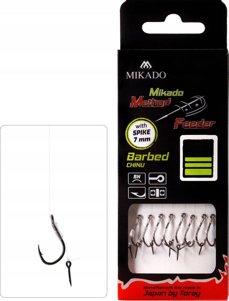 PRZYPON MF - Z IGŁĄ - hak z zadziorem nr 8 zdjęcie 1