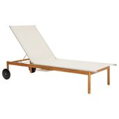 LEŻAK OGRODOWY MONO Z REGULACJĄ OPARCIA