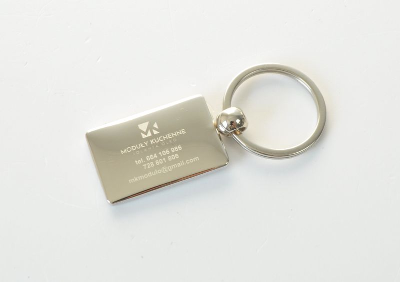 Brelok do kluczy jednostronny grawer 100 szt. zdjęcie 4