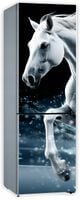 Naklejka samoprzylepna okleina tapeta na lodówkę biegnący koń 171x70 cm