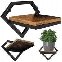 KWIETNIK NA ŚCIANĘ ŚCIENNY WISZĄCY LOFTOWY PÓŁKA NA KWIATY DONICZKI