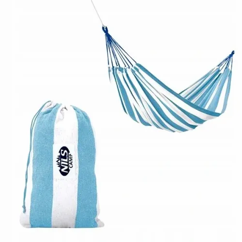 DUŻY HAMAK OGRODOWY BAWEŁNA 155x120cm HUŚTAWKA na Arena.pl