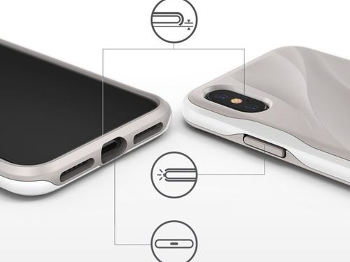 Etui Ringke Wave Apple iPhone X XS Gray White na Arena.pl