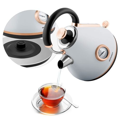 Czajnik elektryczny z termometrem 1,7L Berdsen BD-701 szary na Arena.pl