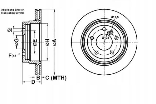 TARCZA HAM TYL 300X20 V POWER DISC ATE na Arena.pl