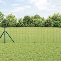 Ogrodzenie Euro Zielony 0,6 x 50 m Żelazo pokryte PVC