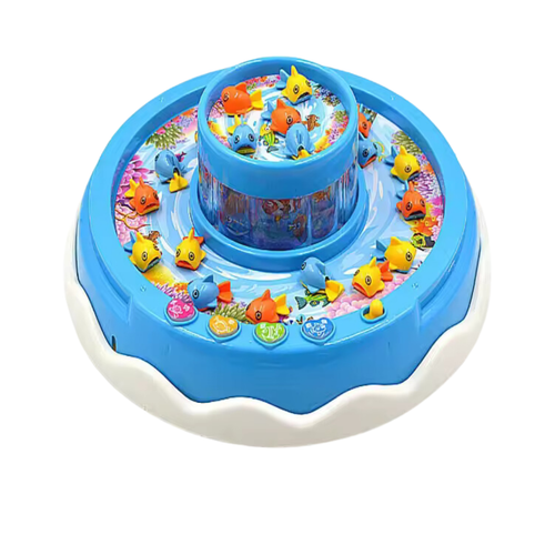 Gra Zręcznościowa Rodzinna Łowienie Rybek Zestaw Wędki Led Melodie Ruchome na Arena.pl