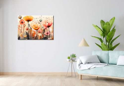 Obraz 90x60cm Taneczne Maki na Arena.pl