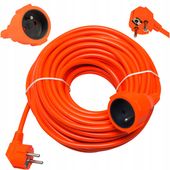 PRZEDŁUŻACZ OGRODOWY BUDOWLANY DO KOSIARKI PODKASZARKI GRUBY 3x1,5mm 20m