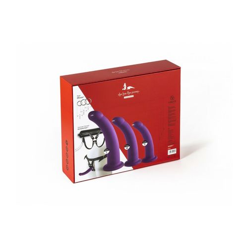 Dildo Strap-On Virgite Fioletowy S/M/L na Arena.pl