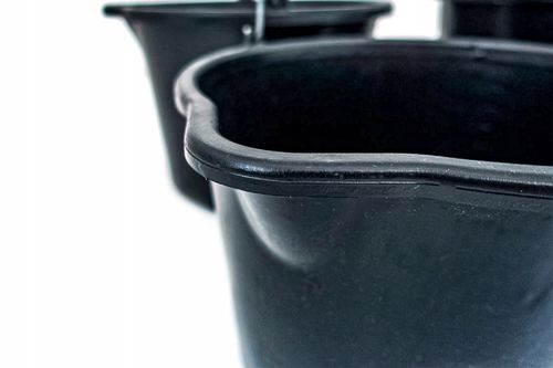 wiadro budowlane 20l czarne z lejkiem na Arena.pl