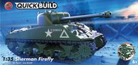 2 x Model do składania Czołg Sherman Firefly Klocki QUICKBUILD AIRFIX Licen