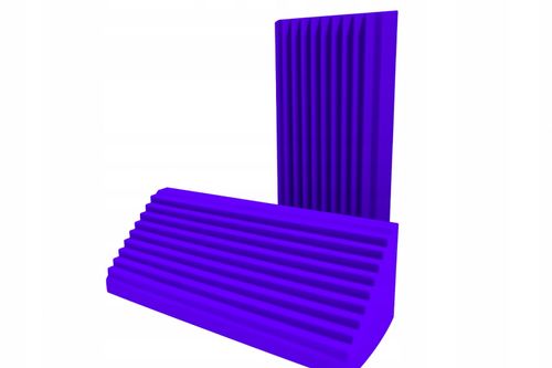 PUŁAPKA BASOWA ĆWIERĆWALEC WYGŁUSZENIE | Wys.100 cm | R: 200 mm Fioletowy na Arena.pl