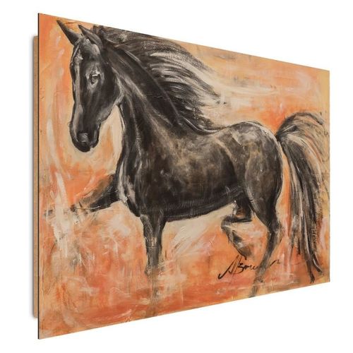 Deco Panel, Czarny koń 1 40x30 na Arena.pl