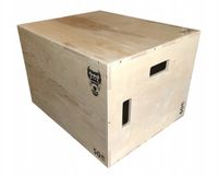 SKRZYNIA PLYOMETRYCZNA CROSSFIT XL 50x60x75 CM DO ĆWICZEŃ