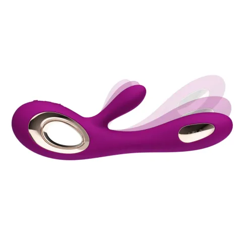 lelo soraya wave deep rose silikonowy model z technologią wavemotion na Arena.pl
