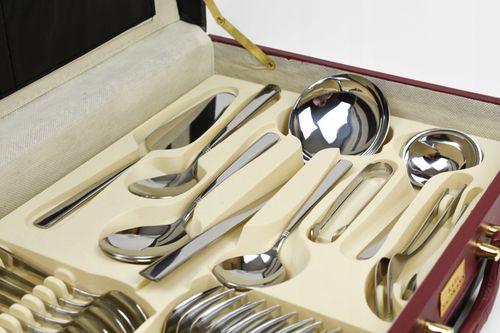 ZESTAW SZTUĆCE W WALIZCE 72 EL KOMPLET LUNA WALIZKA NA 12 OSÓB na Arena.pl