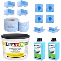 Folia w płynie 12kg Hydroizolacja na Zewnątrz Zestaw Taśma 15m Mankiet